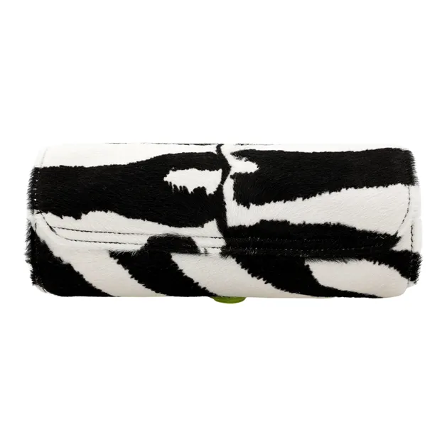 Chrome Hearts Plush Watch Box Jewelry Box Storage Bag Unisex Black White & Green-7