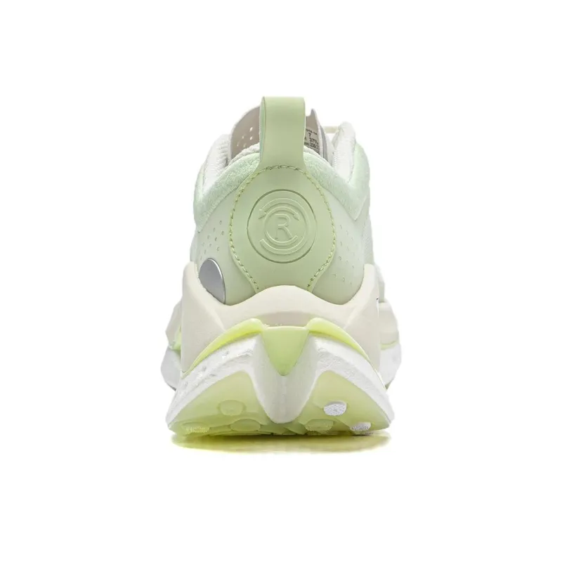LiNing Jueying CRC Cushioning, Wear Resistant Low Top Casual Running Shoes Women's White Green-5