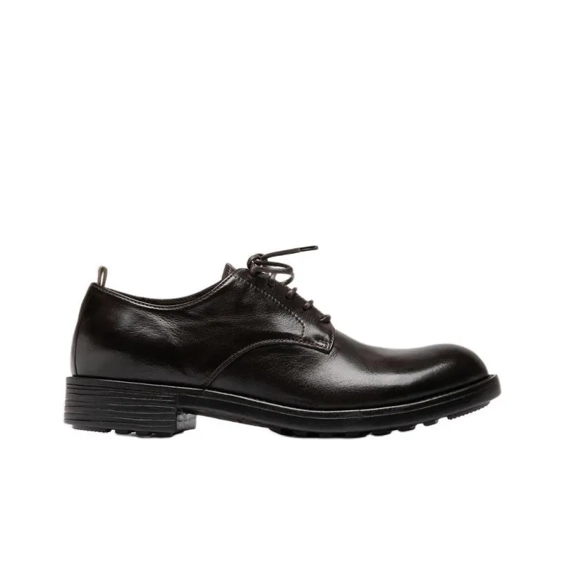 Officine Creative Sergeant 101 Casual Single Shoes 3.5cm Women's Burgundy-1