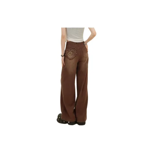 ASW ONLINE Jeans Unisex Brown