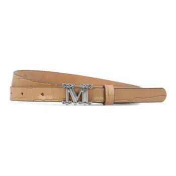 MaxMara Studio Logo Plaque Belt