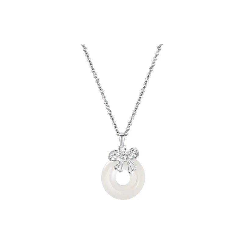 Danfu Chalcedony Necklaces Women's-0