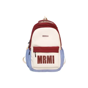 Kaka Tree Nylon Backpack Regular Unisex Red Blue/Black/Pink Khaki/Yellow Blue/Turquoise/Orange Blue