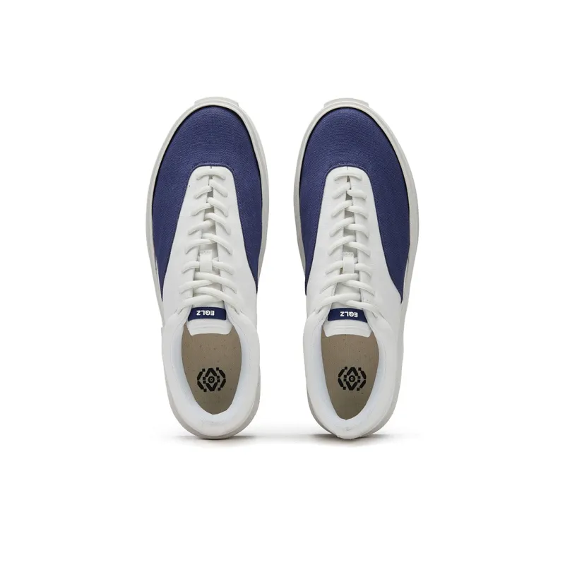 EQLZ EQUALIZER Fault 22LO Wear Resistant Low Top Skateboard Shoes Unisex Aurora White Air Force Blue-3