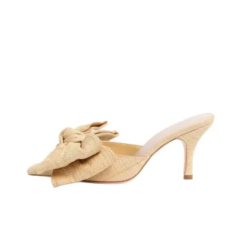 Loeffler Randall Closed Toe Slippers 7.5cm Women's Yellow