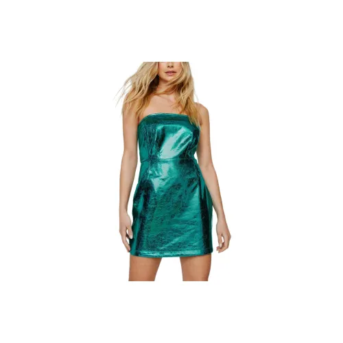 NASTY GAL Sleeveless Dresses Women's Turquoise Color