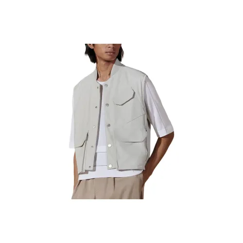 HERMES Vest Men Misty White