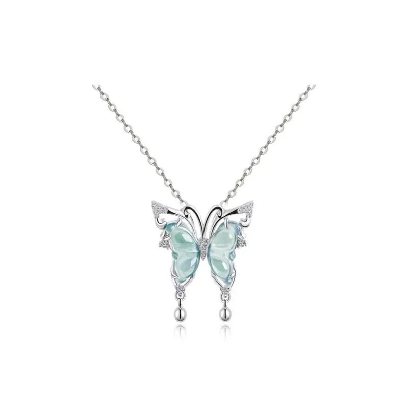 Emerald Dynasty Glutinous Jade Jadeite Necklaces Women's-0