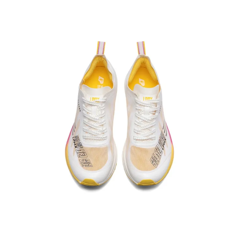 LPMX Running Shoes Unisex Low Top Pink Moon/Custard/Olympic Edition-3