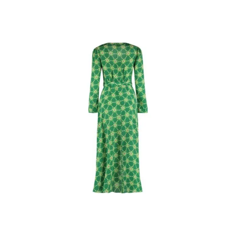 SALONI Long-Sleeved Dresses Women's Green-1
