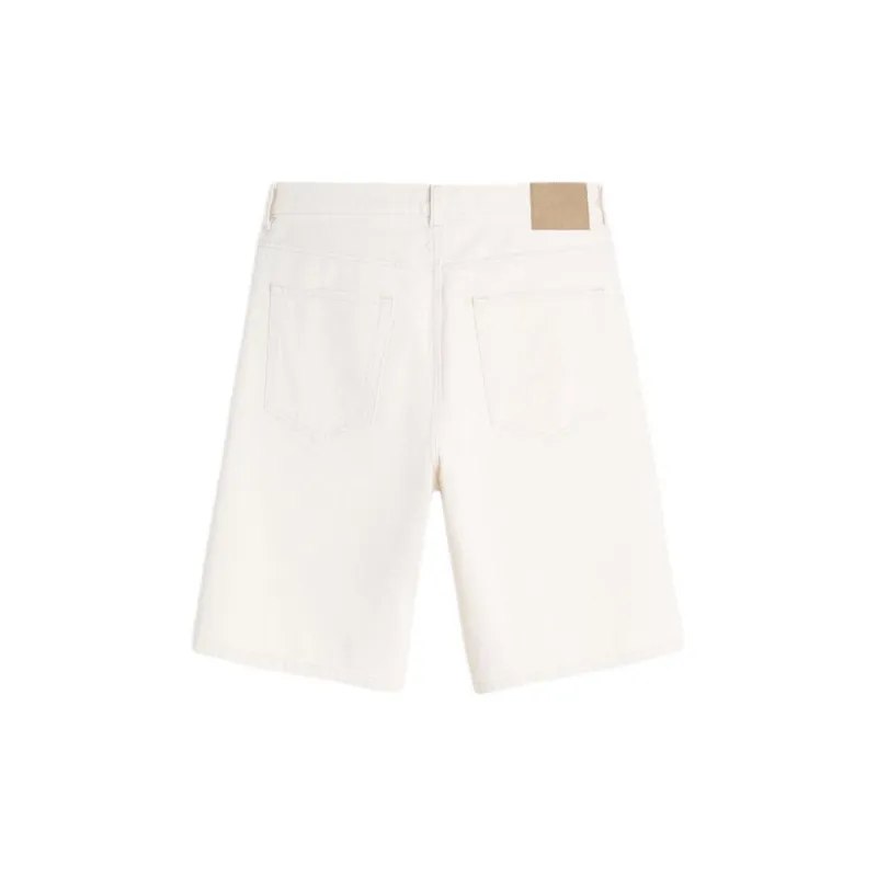 ZARA Denim Shorts Men's Frosted White-1