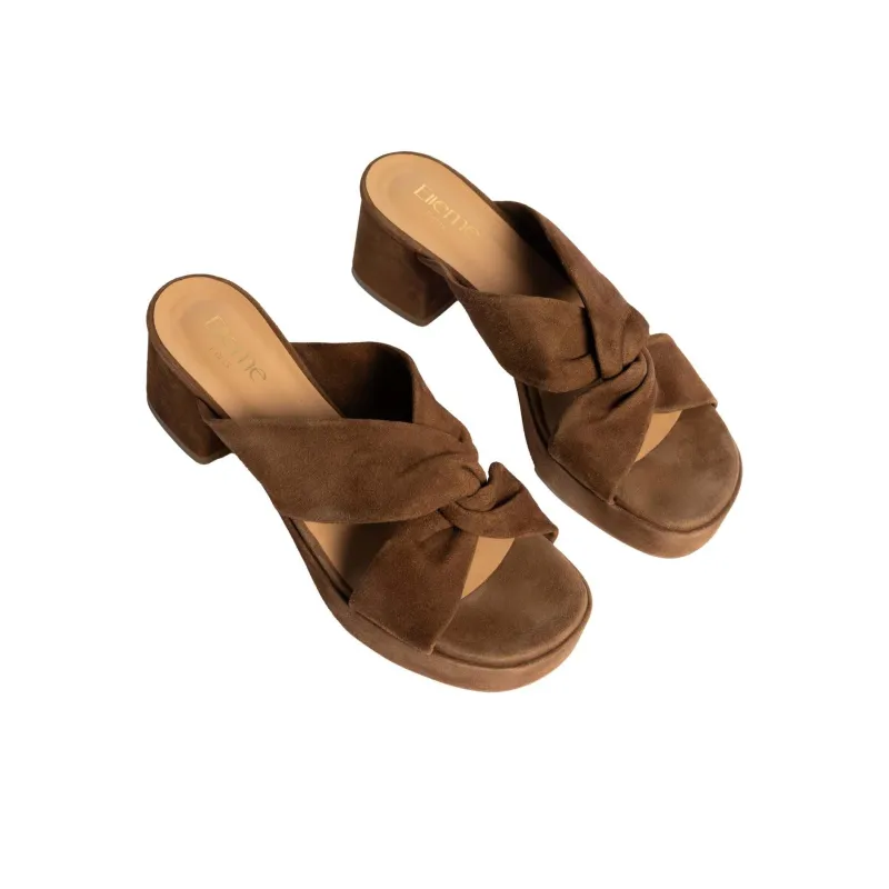 Elleme Slide Slippers 5.5cm Women's Brown-4