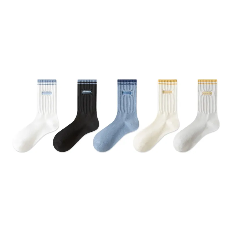 MIIOW Mid Calf Socks Unisex 5 Pack-8