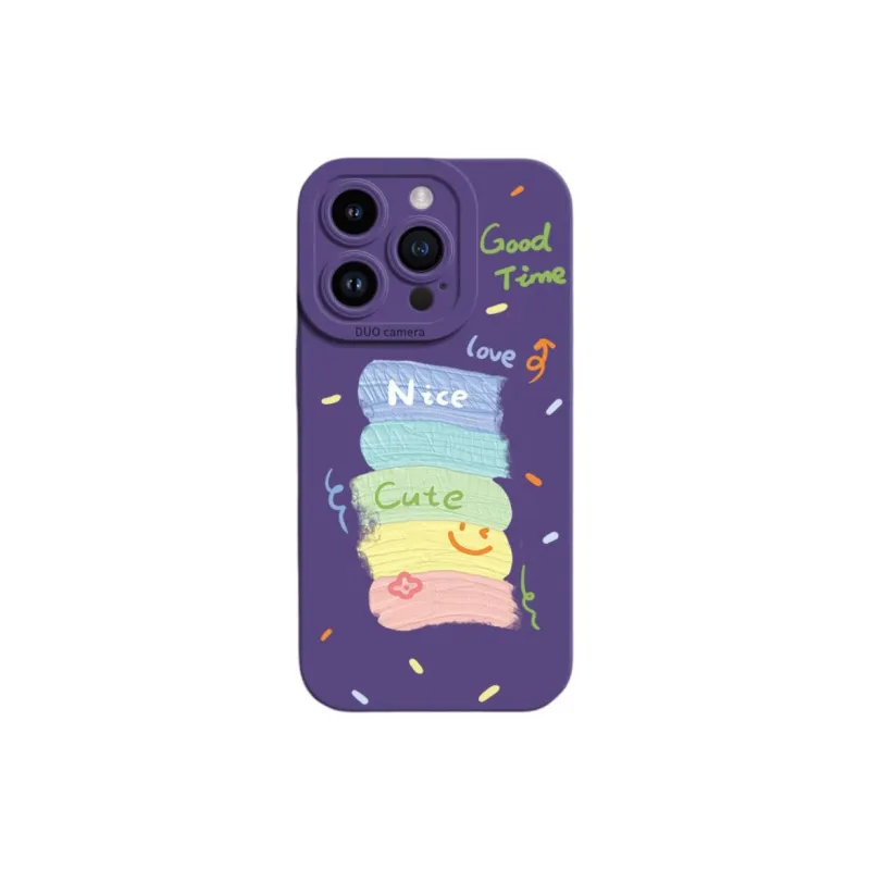Mivana Silicone Material Small And Clear Phone Cases Compatible With Apple 11 Pro Max Girlish-2