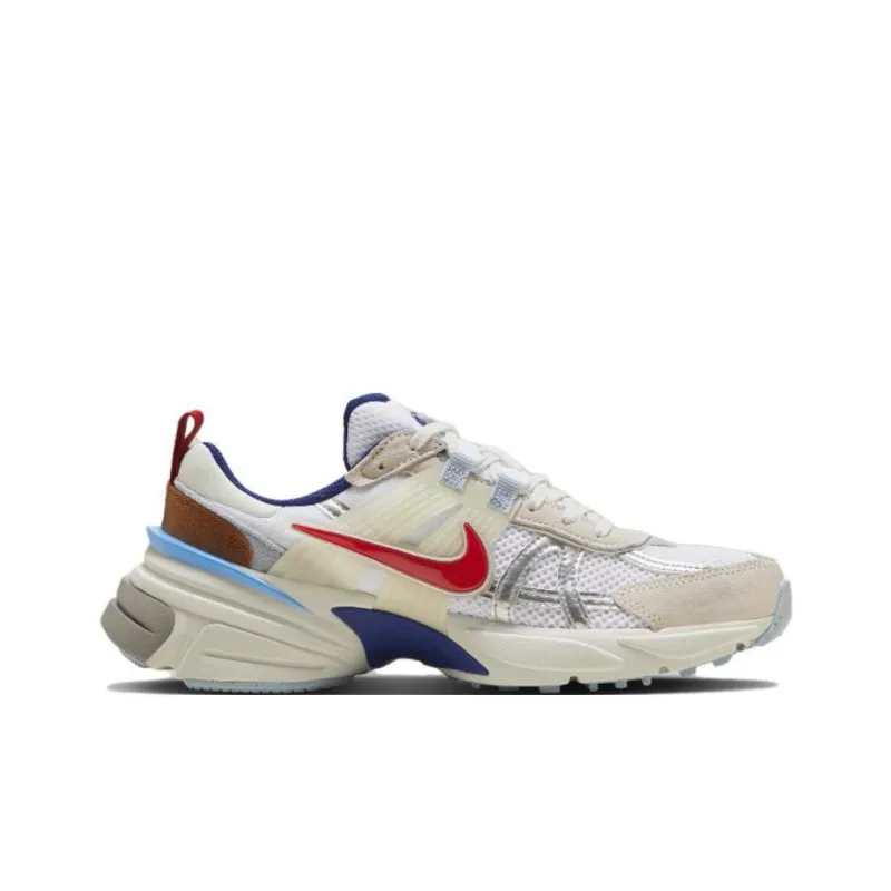 Nike V2K Run Metallic Silver Gym Red University Blue Women's-1