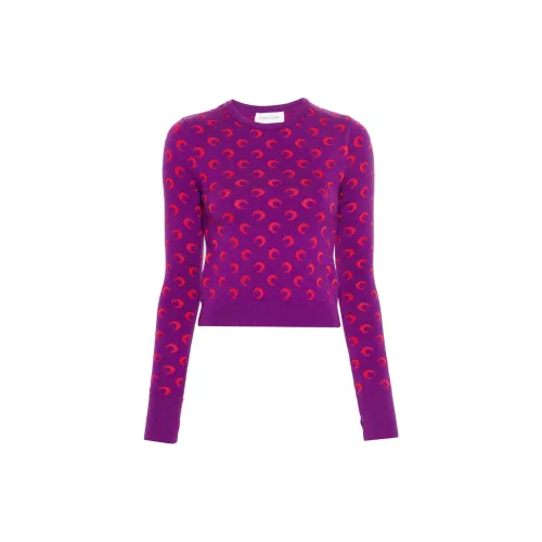 Marine Serre Sweaters Women's Purple