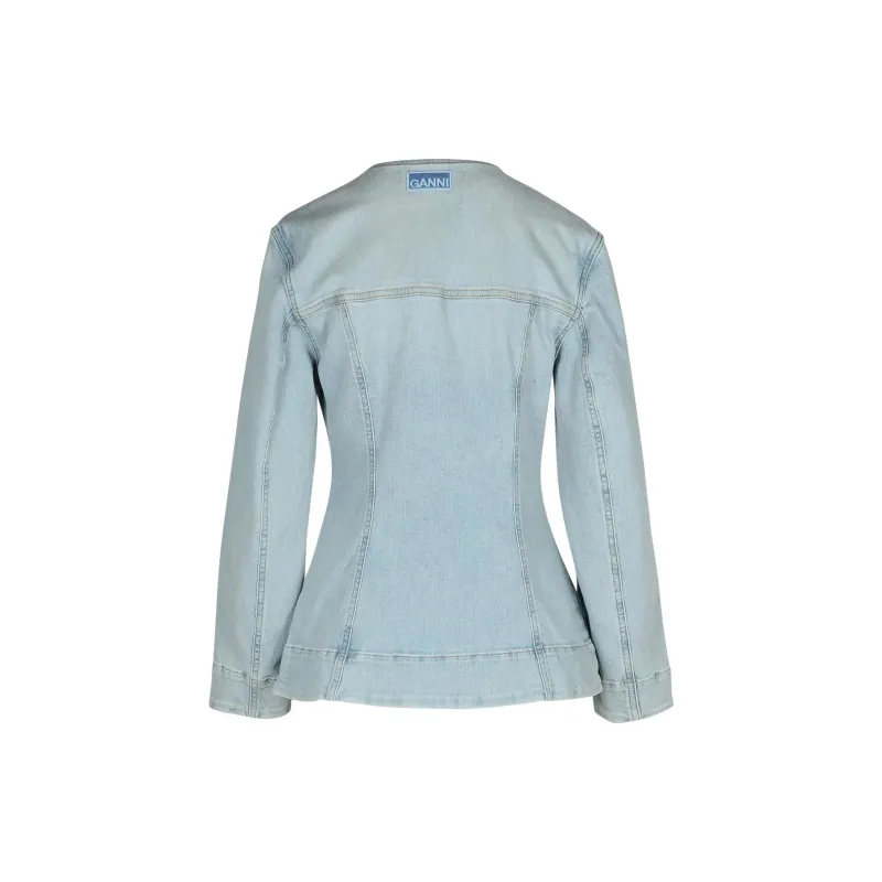 GANNI Denim Blazer-1