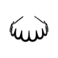 Black Wave Slip-Resistant Headband