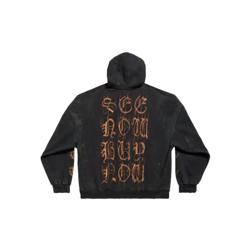 Balenciaga Large Fit Hoodie-7