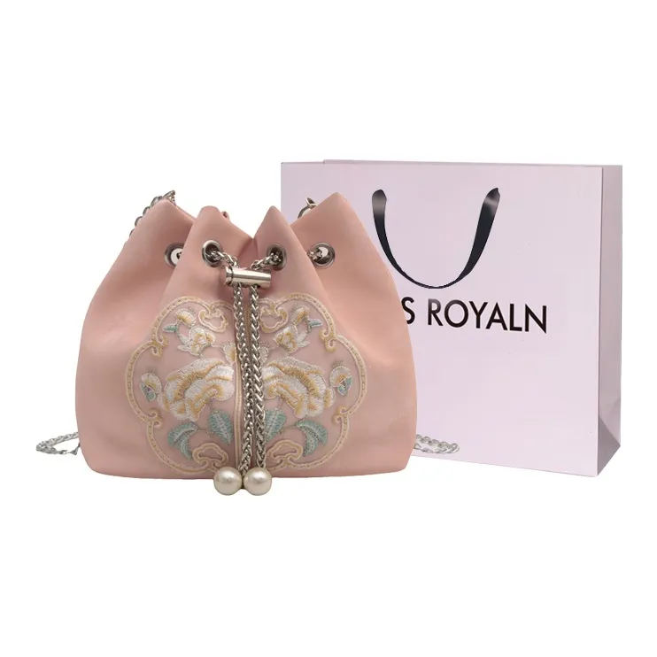LOUIS ROYALN Pu Shoulder Bag Crossbody Bag Regular Women's Black/White/Silver/Pink-2