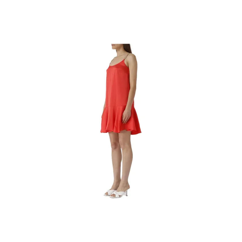 MICHAEL MICHAEL KORS Satin Chain Tank Dress-2