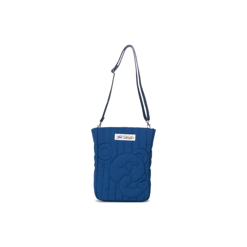 LINE FRIENDS Polyester Tote Bag, Shopping Bag, Shoulder Bag, Crossbody Bag, Handbag Unisex Blue-1
