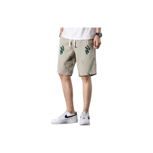 Tonlion Casual Shorts Men Apricot