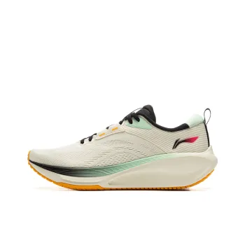 LiNing Wu Yi Lite 2.0 V2 Cushioned Anti Slip Wear Resistant Breathable Lightweight Low Top Running Shoes Men's Ecru