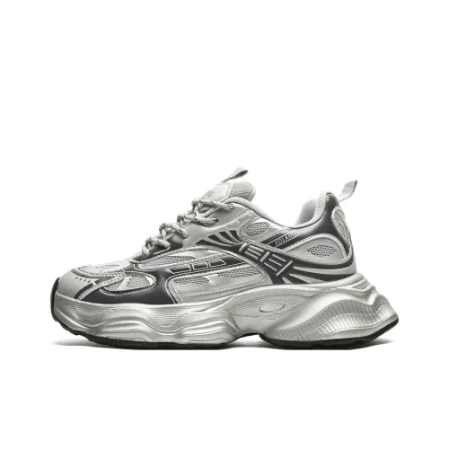 LISATANG Anti-Slip And Wear-Resistant Breathable Low-Top Chunky Sneakers Unisex