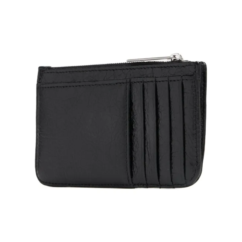 Balenciaga Logo Plaque Zipped Wallet-1