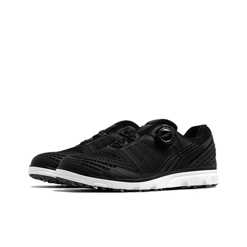 PGM Non slip Lightweight Low Top Golf Shoes Men's Black-2