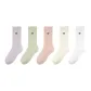 5 Pack[Light Purple+Light Green+Coral+Ecru+White]