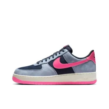 Nike Air Force 1 Low Top Skateboard Shoes Unisex Gray Blue Pink