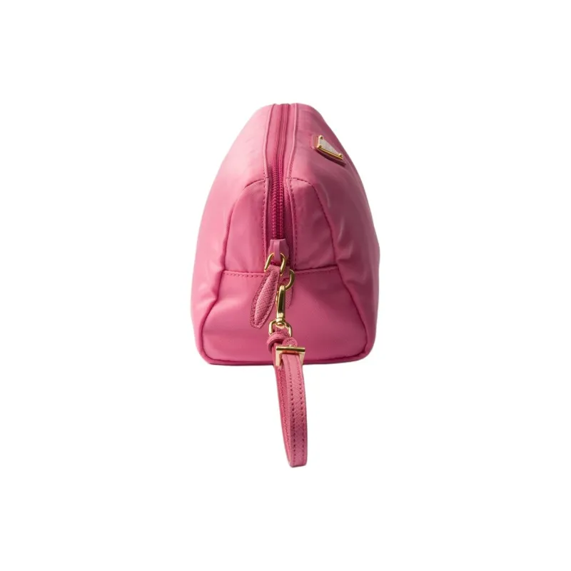 PRADA Recycled Nylon Clutch Regular Women's Begonia Pink-2