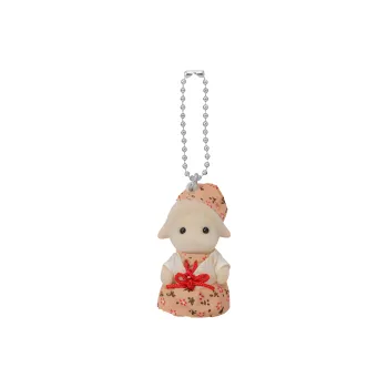 Sylvanian Families Cute Soft Sheep Keychain Dolls Plush Pendant Small Size Tall