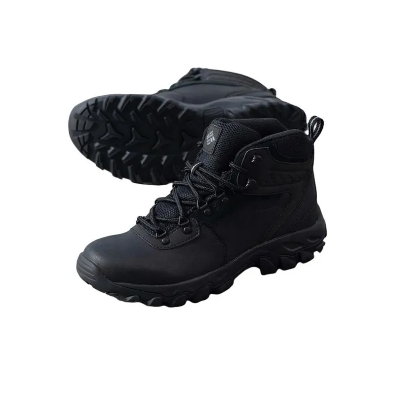 Columbia Sportswear Anti Slip And Wear Resistant Water Resistant Mid Top Hiking Shoes Men's Black-1