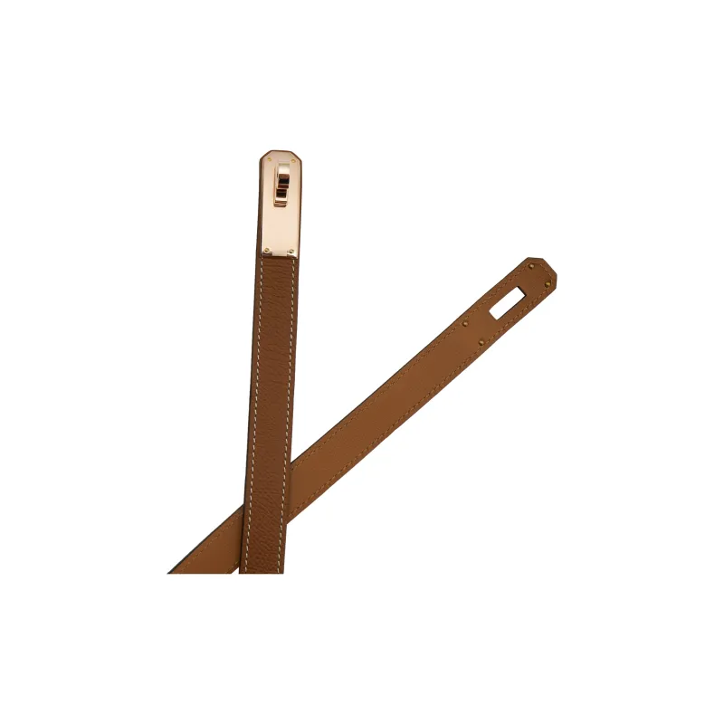 HERMES Kelly Leather Belts Unisex-3