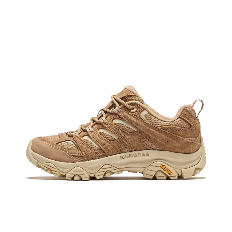 MERRELL MOAB 3 Anti Slip Wear Resistant Low Top Trekking Shoes Women's Khaki-0