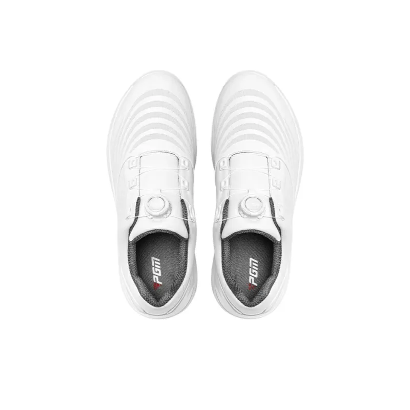 PGM Slip Resistant Low Top Golf Shoes Men's Moon White-3