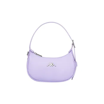 Kappa Polyurethane Crescent Shoulder Bag Commute Handbag Trumpets Women's Aromatherapy Grass Purple