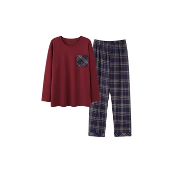 MADALLO Pajama Set Men's Deep Red