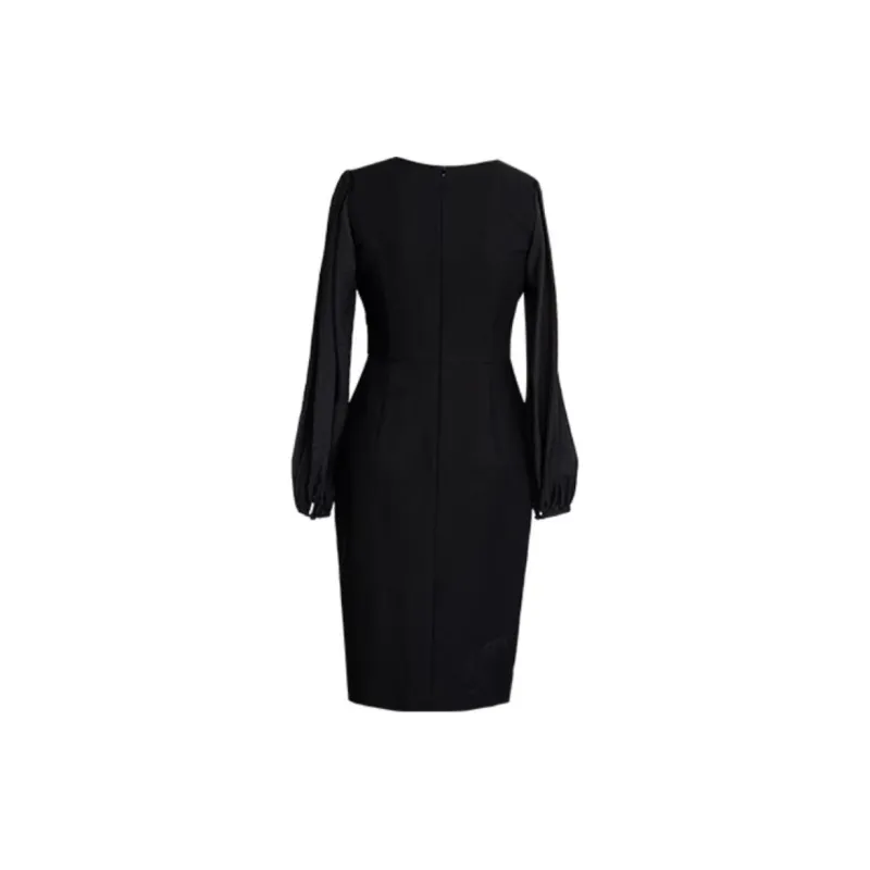 ROEYSHOUSE Long Sleeved Dresses Women's Black-1