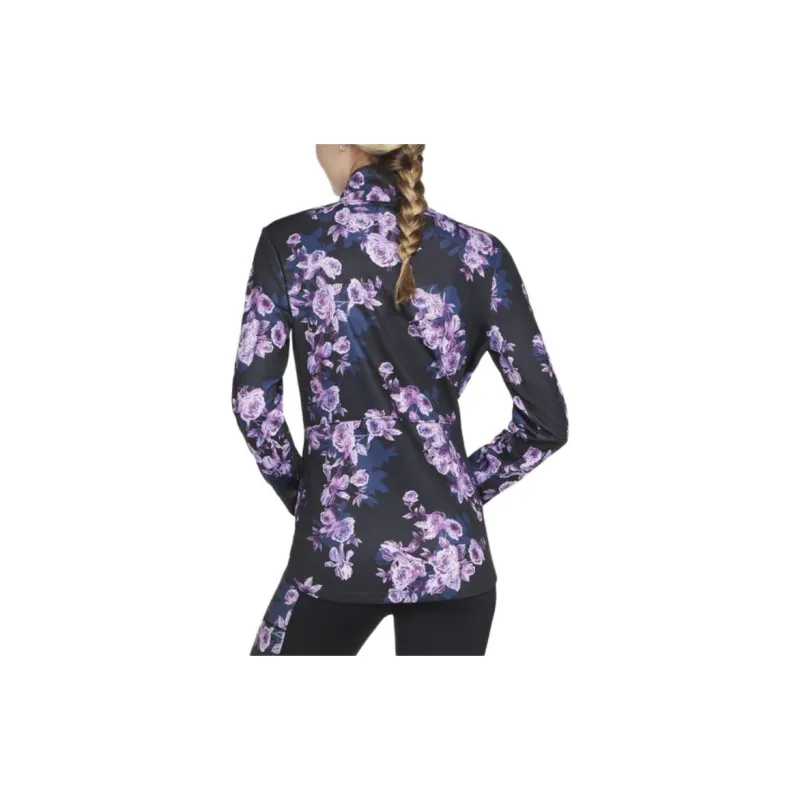 Skechers SkechCloud Winter Bloom Jacket Jackets Coats Women's Black/Lavender-1