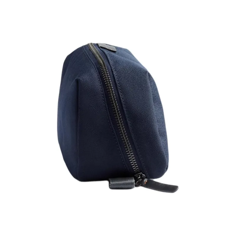 BELLROY Leather Toiletry Bag Unisex Marine Blue-1