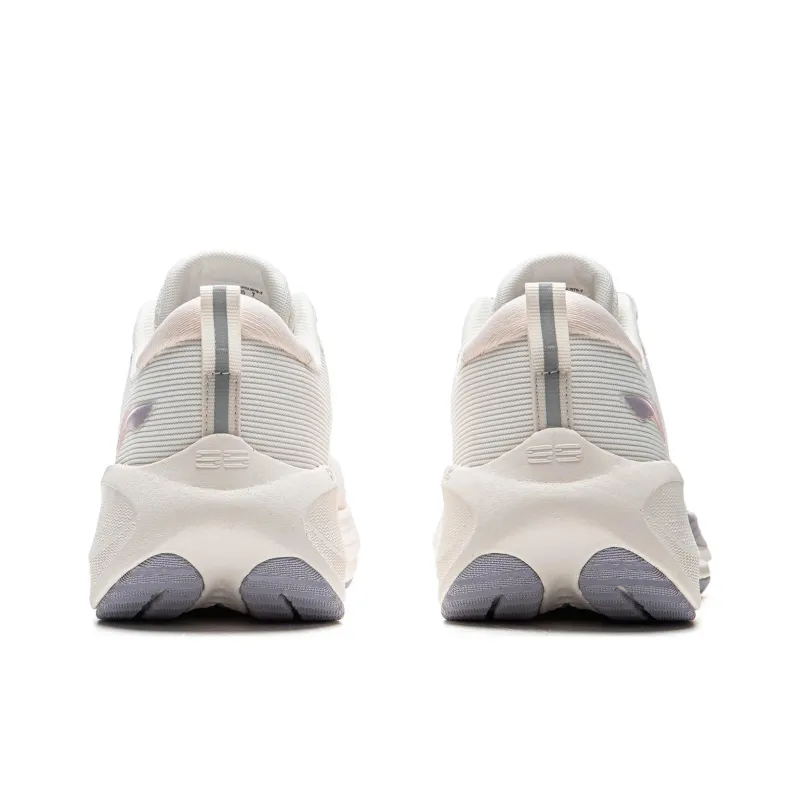 LINING Wu Leaping 2.0 V2 Running Shoes Women's Low Top Mist White/Light Bud Orange-4