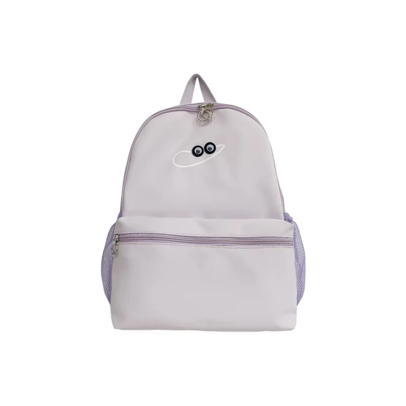 KAKAXI Composite Cloth Backpack Unisex Black/White/Pink/Blue/Purple-13
