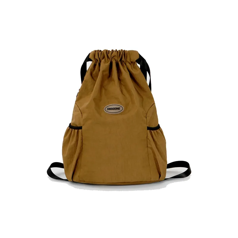 Kaka Tree Polyester Backpack Regular Unisex Black/Burgundy/Khaki/Green-13