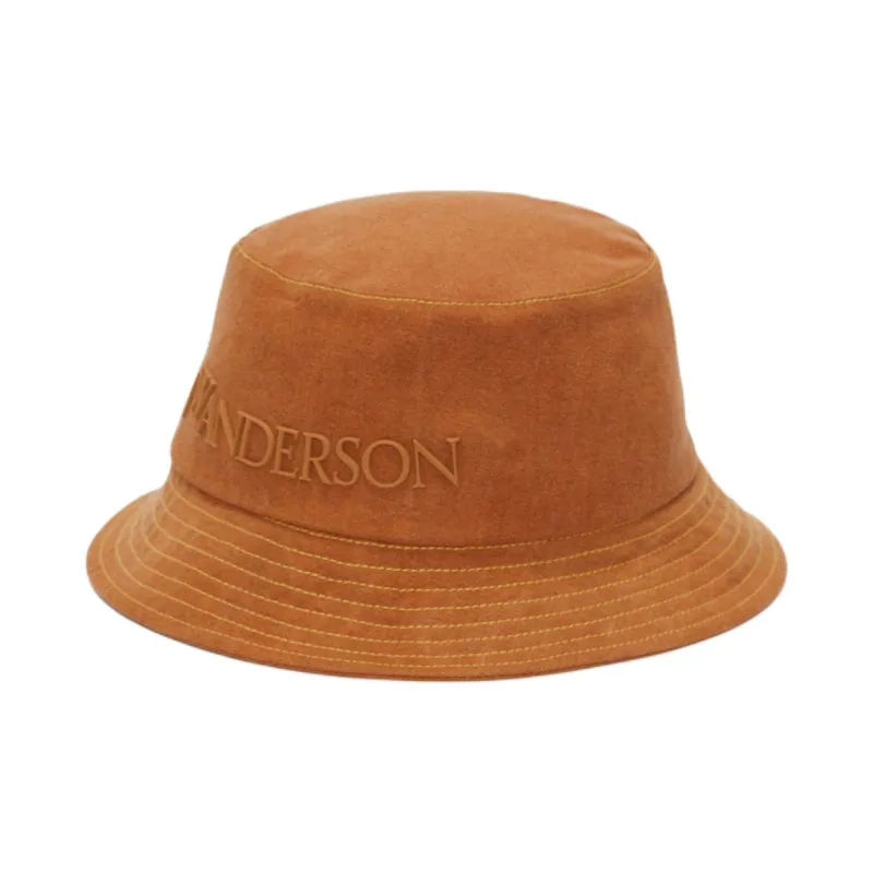 JW Anderson Logo Embroidered Bucket Hat-0