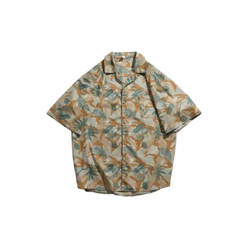 SWISS MILITARY Shirts Men Floral Green