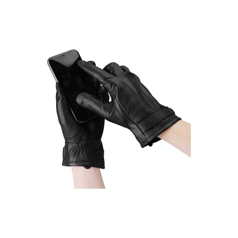 PIERRE CARDIN Goatskin Gloves Men's-4